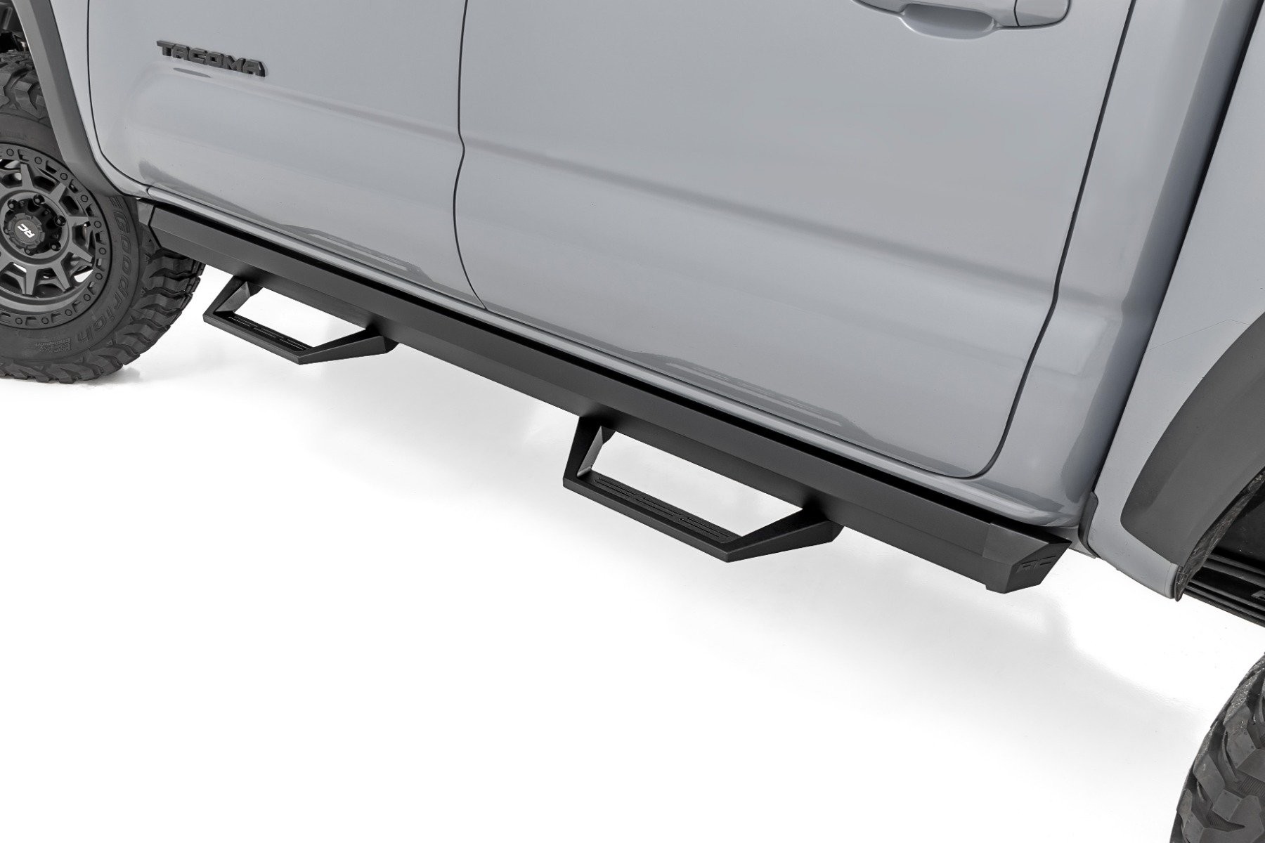Rough Country SRL2 Adj Aluminum Step | Double Cab | Toyota Tacoma 2WD/4WD (2005-2023)