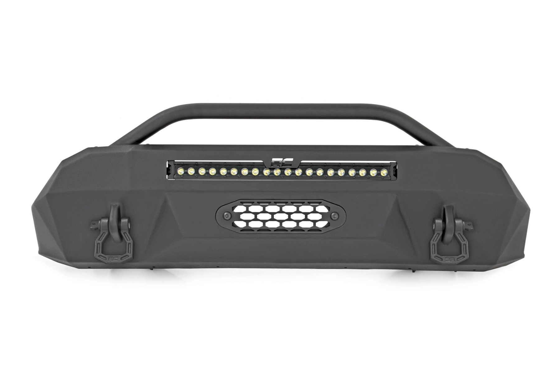 Rough Country Front Bumper | Hybrid | 20" Blk LED | Toyota Tacoma 2WD/4WD (2016-2023)
