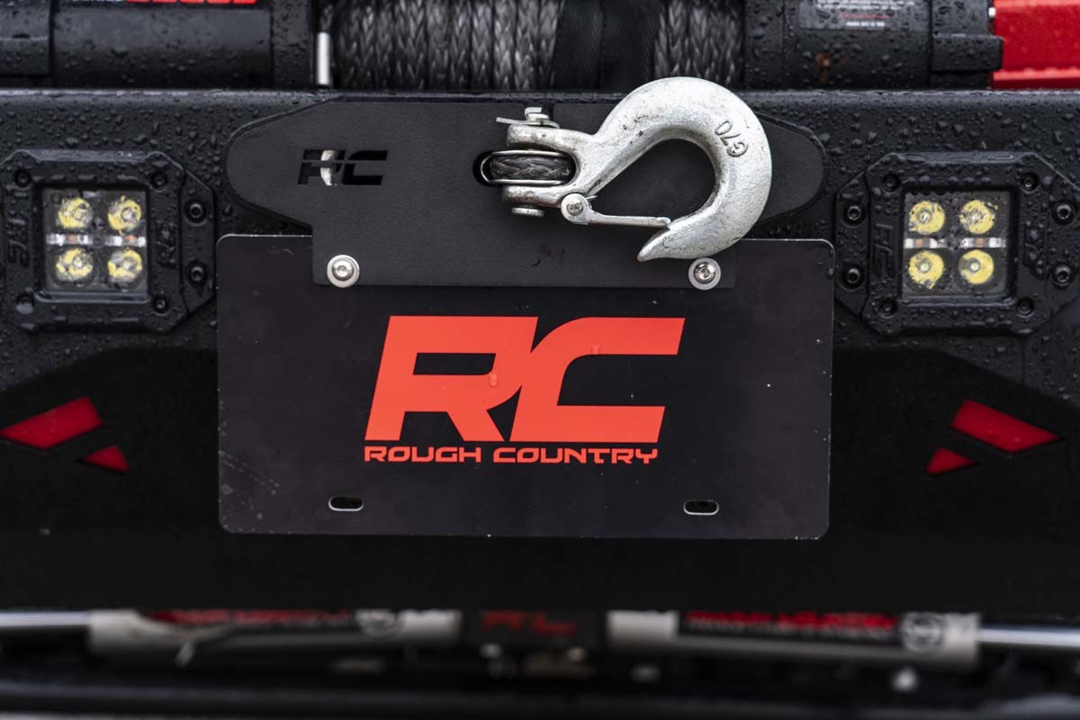 Rough Country License Plate Mnt | Hawse | Quick Release