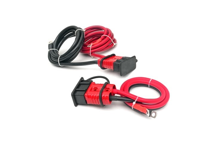 Rough Country Winch Power Cable | Quick Disconnect | 7 Ft