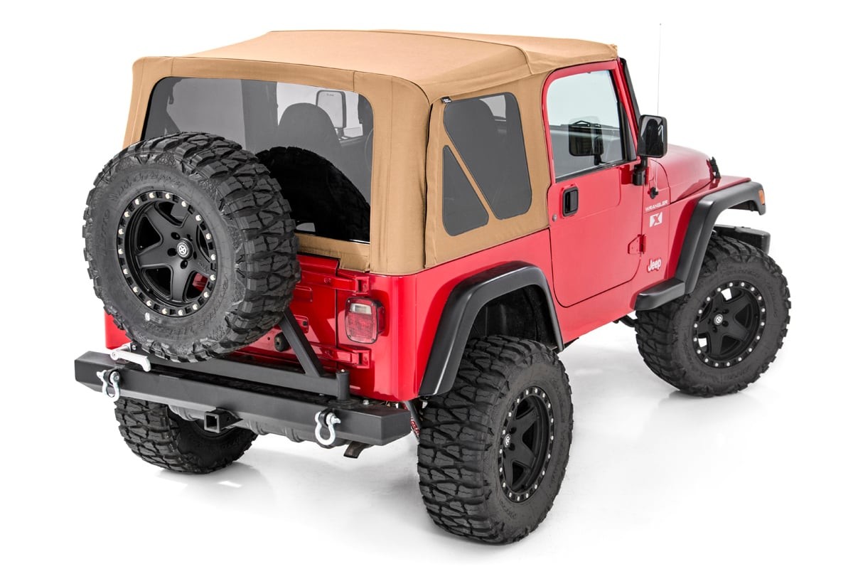Rough Country Soft Top | Replacement | Spice | Full Doors | Jeep Wrangler TJ 4WD (97-06)