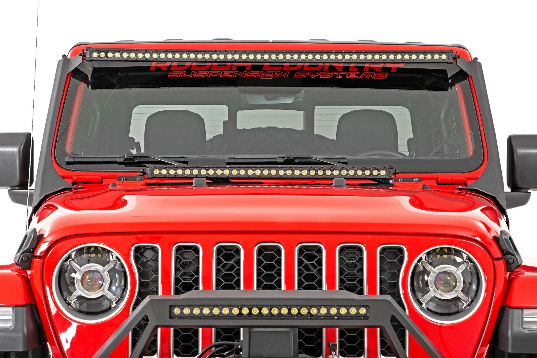Rough Country 9 Inch LED Headlights | DOT Approved | Jeep Gladiator JT/Wrangler JL (18-25)
