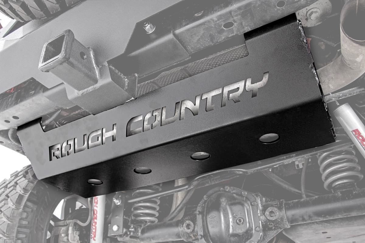 Rough Country Muffler Skid Plate | Jeep Wrangler JK/Wrangler Unlimited  (2007-2018)