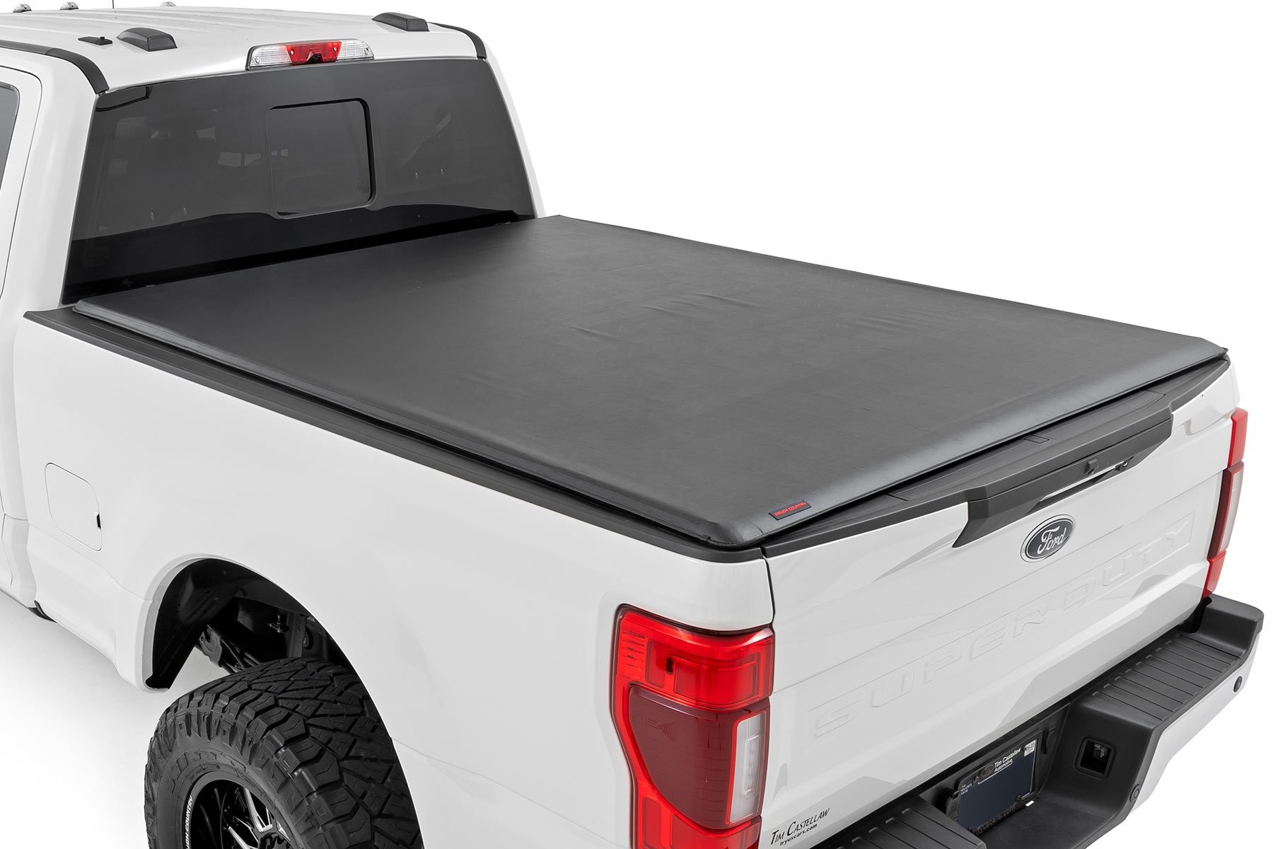 Rough Country Soft Roll Up Bed Cover | 6'10" Bed | Ford F-250/F-350 Super Duty (17-25)