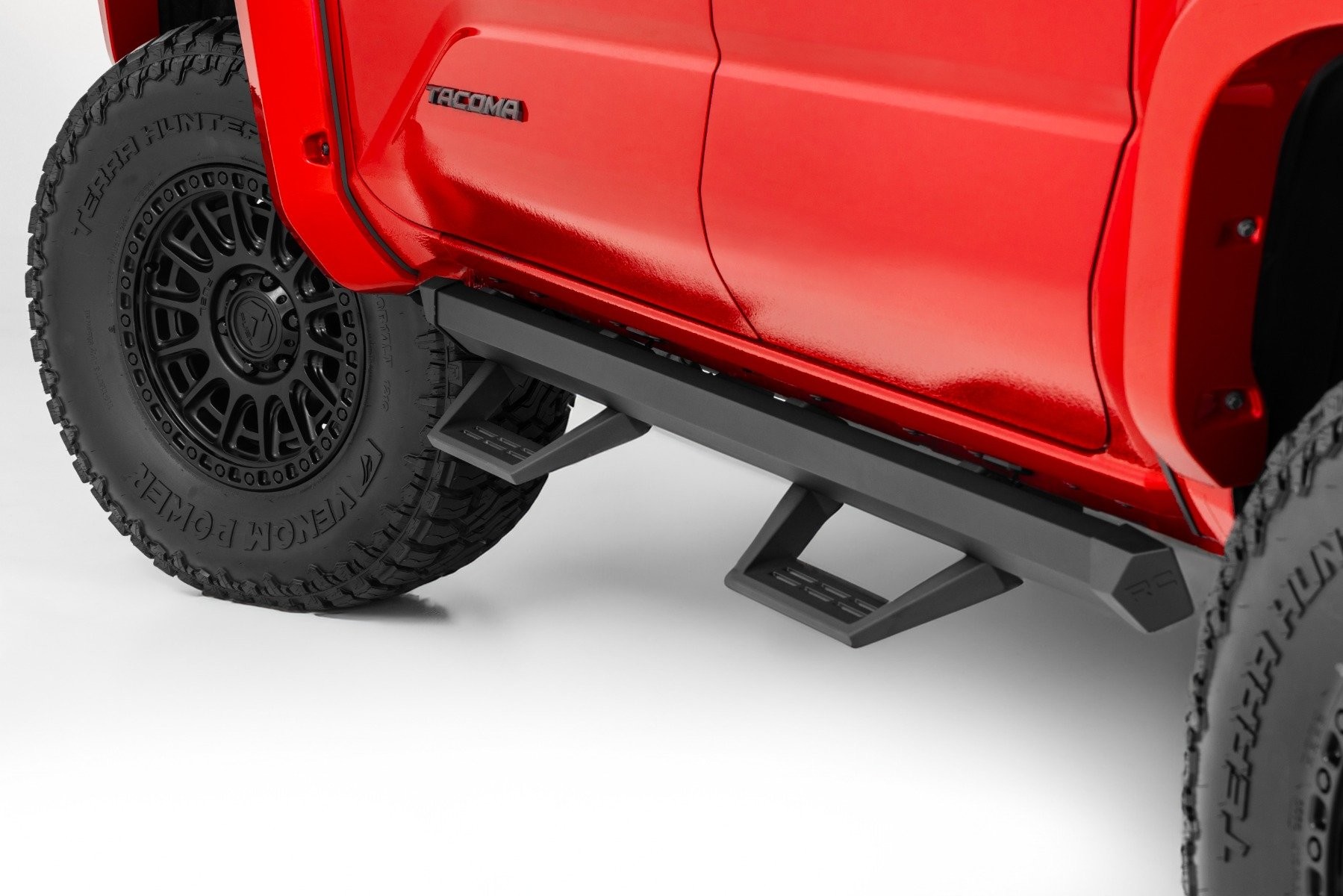 Rough Country SRL2 Adjustable Aluminum Steps | Double Cab | Toyota Tacoma 2WD/4WD (24-25)