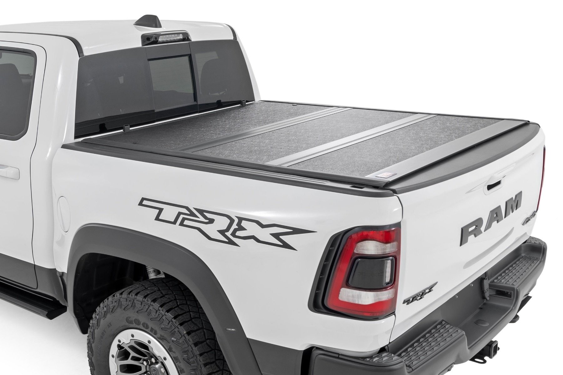 Rough Country Hard Low Profile Bed Cover |6'4" | No Rambox | Ram 1500 (19-25)/1500 TRX (21-24)