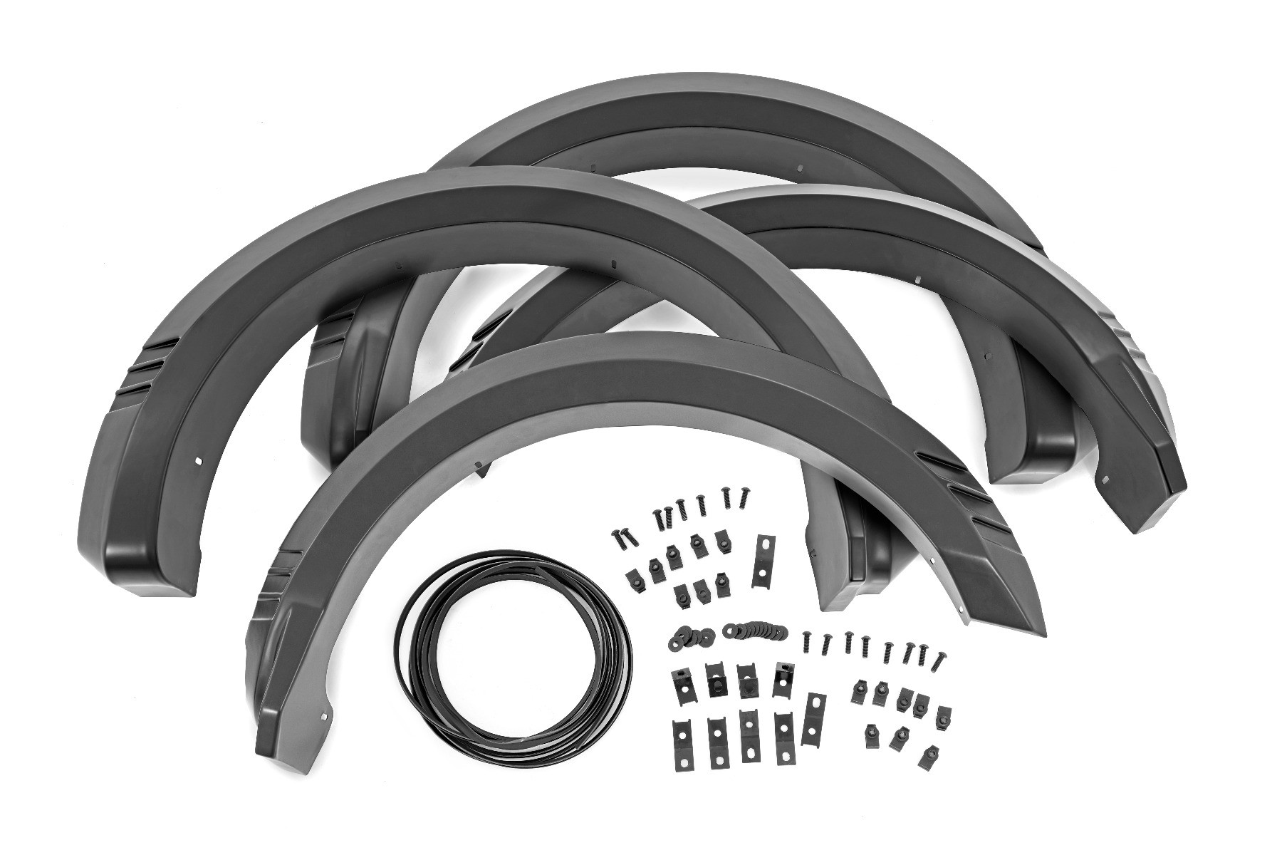 Rough Country Fender Flares | SF1 | Gloss Black | Ford F-150 2WD/4WD (2021-2025)