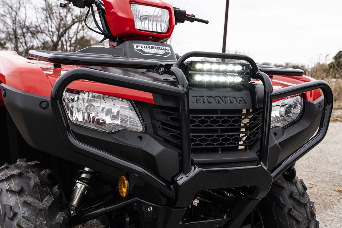 Rough Country LED Light Kit | Bumper Mount | 6" Black Slimline Pair | Honda Foreman 500