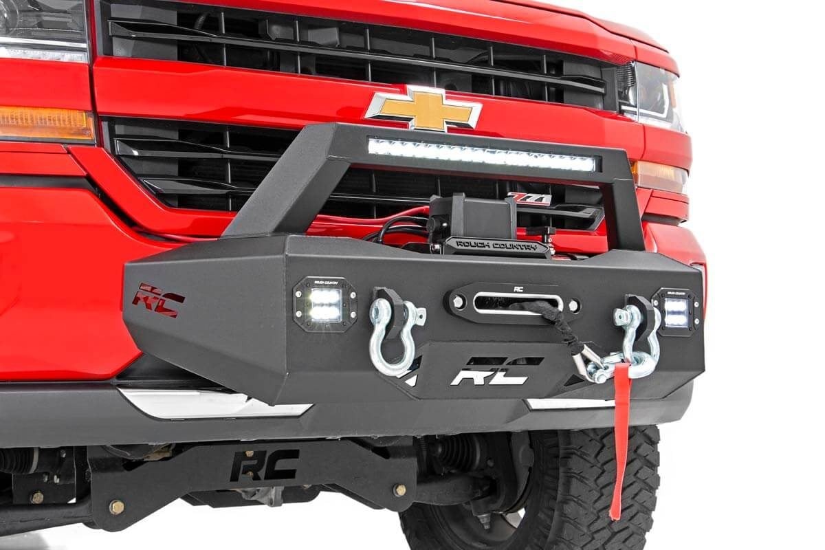 Rough Country EXO Winch Mount Kit | Chevy Silverado 1500 2WD/4WD (2007-2018 & Classic)