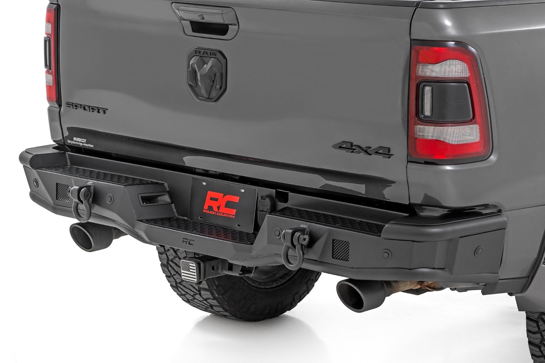 Rough Country Rear Bumper | Tubular | Ram 1500  (19-25)