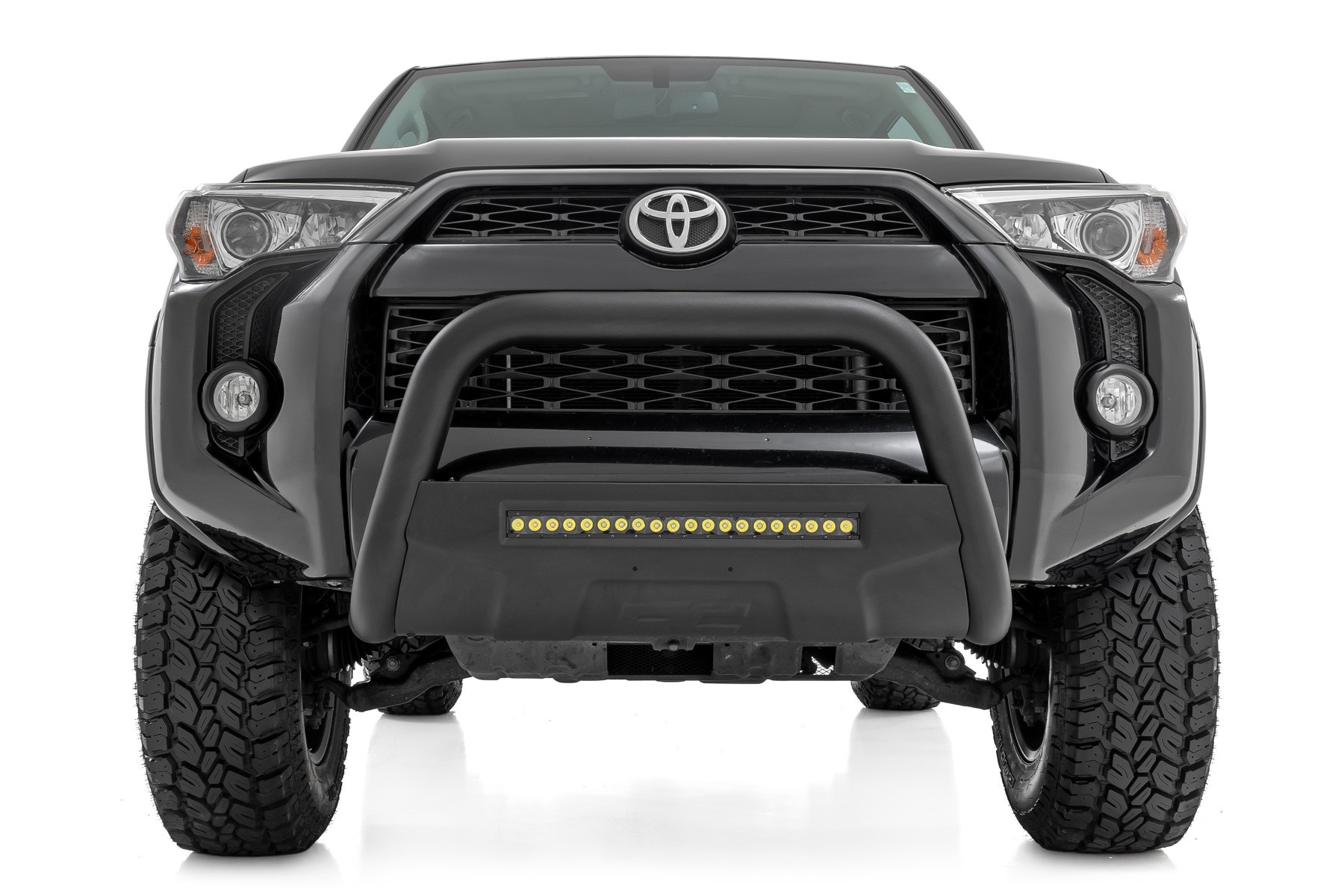 Rough Country Black LED Bull Bar | Toyota 4Runner 2WD/4WD (2010-2024)