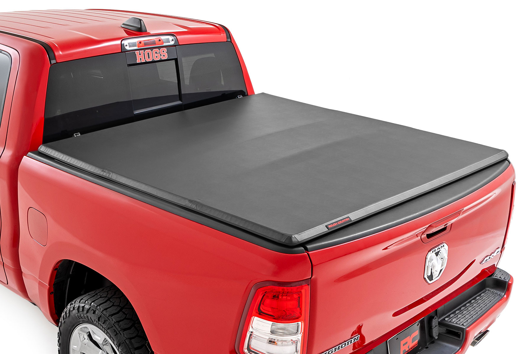Rough Country Soft Tri-Fold Bed Cover | 5'7" Bed | Ram 1500 (19-25)/1500 TRX (21-24)