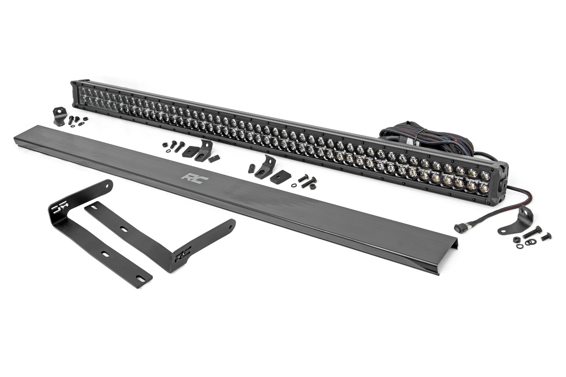 Rough Country LED Black Dual Row DRL Light Bar Kit | 50 Inch | Kubota RTV-X1120