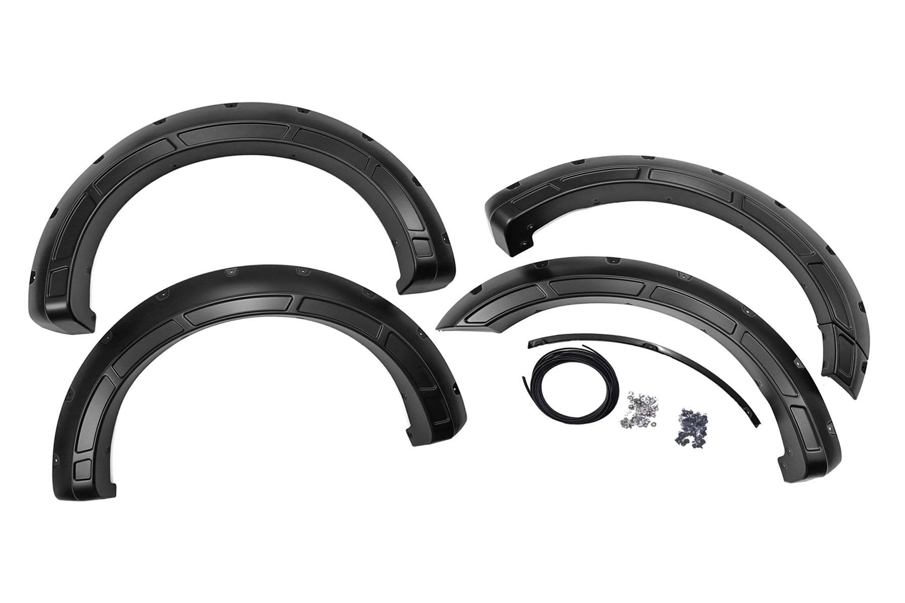 Rough Country Fender Flares | Defender | UM Agate Black | Ford F-150 2WD/4WD (2021-2025)