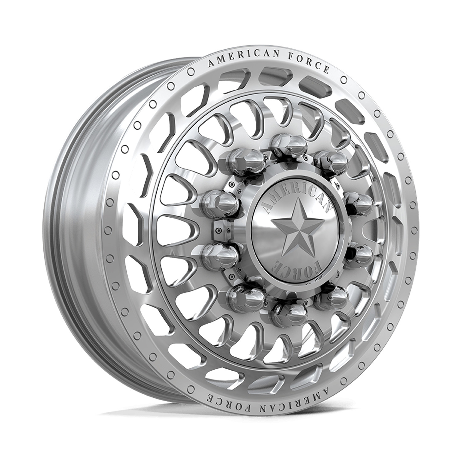 American Force Dually Front N25 Plex - Polished | 22x8.25 6mm 10x225