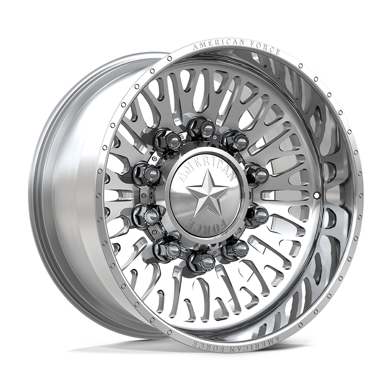 American Force Dually Front 7N23 Business CCSD - Polished | 22x12 -40mm 10x225