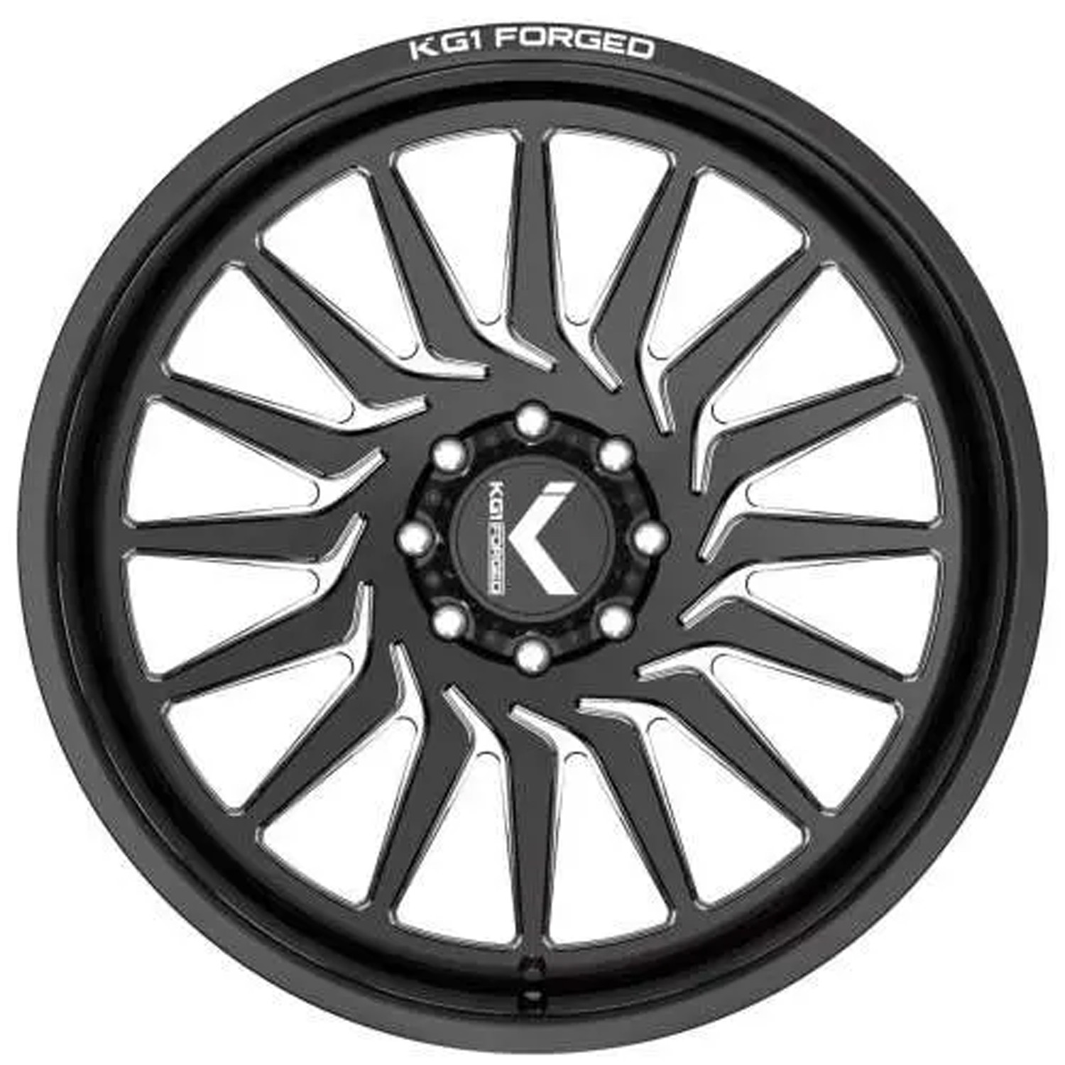 KG1 Forged Wheels Torsion KC057 Gloss Black Milled 20x12 -44mm Offset 6x139.7 (6x5.5)