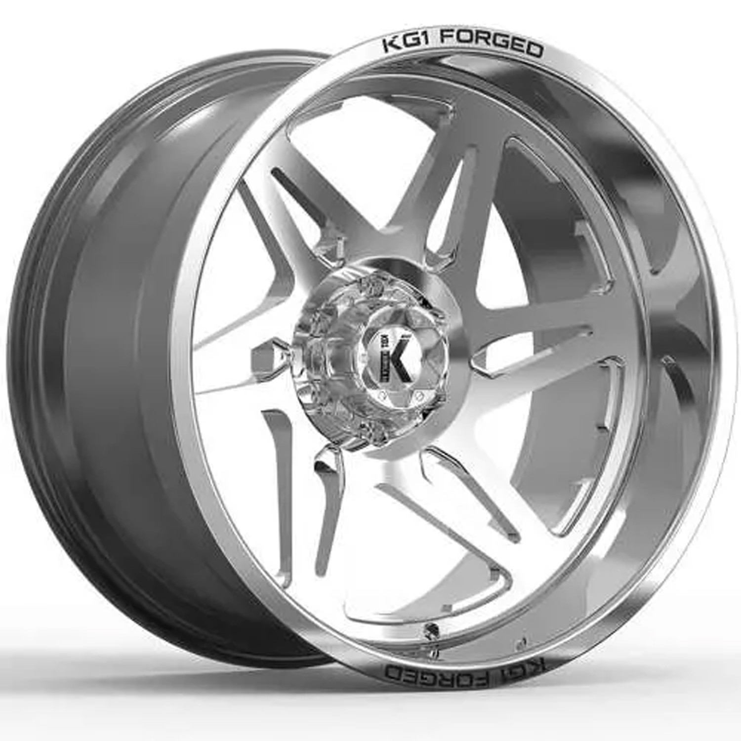 KG1 Forged Wheels Kala KC004 Polished 26x14 -76mm Offset 6x139.7 (6x5.5)