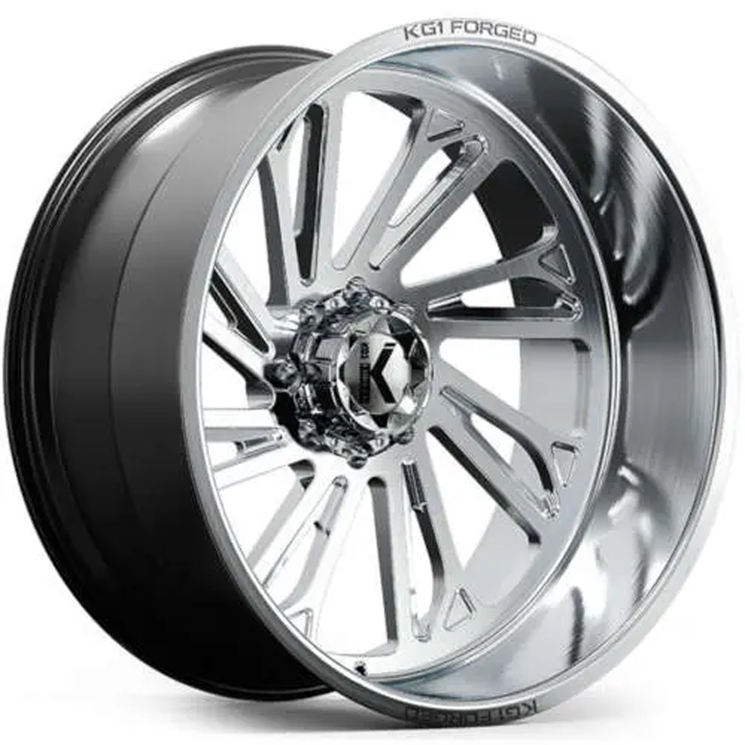 KG1 Forged Wheels Rebel KC012 Brushed 24x14 -76mm Offset 6x139.7 (6x5.5)