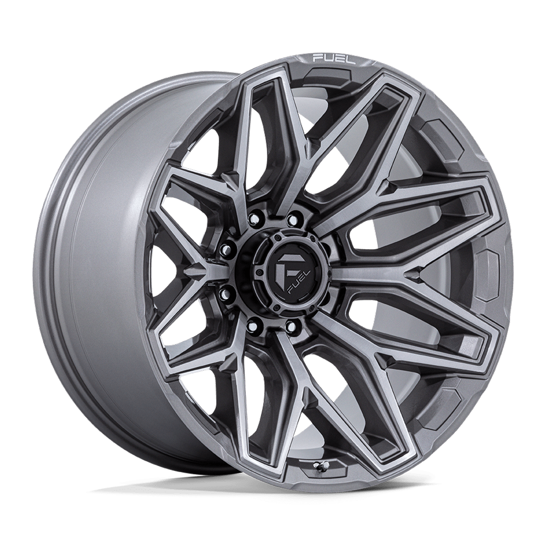 Fuel Offroad Wheels Flux FC854 Platinum 22x10 -18mm Offset 8x170