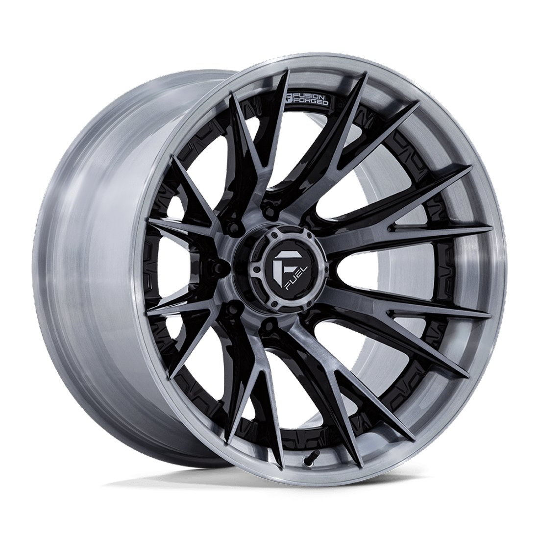 Fuel Offroad Wheels Catalyst FC402 Gloss Black With Gray Tint 24x12 -44mm Offset 8x165.1 (8x6.5)