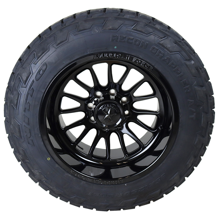 American Force CKH10 Nemesis Black Nitto Recon Grappler A/T