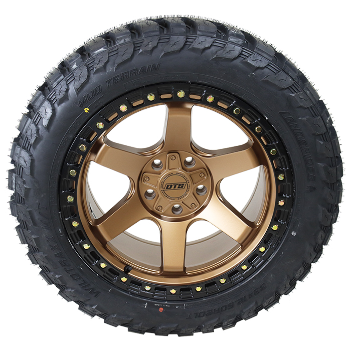 Dropstars Trail Series 604BZB Satin Bronze Black Ring Landspider Wildtraxx M/T