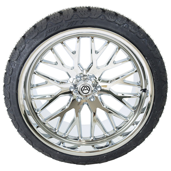 Artem Offroad A206 Novus Chrome AMP Terrain Pro A/T