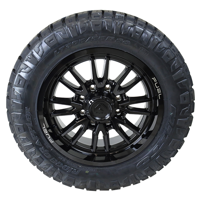 Fuel D760 Clash Gloss Black Nitto Ridge Grappler