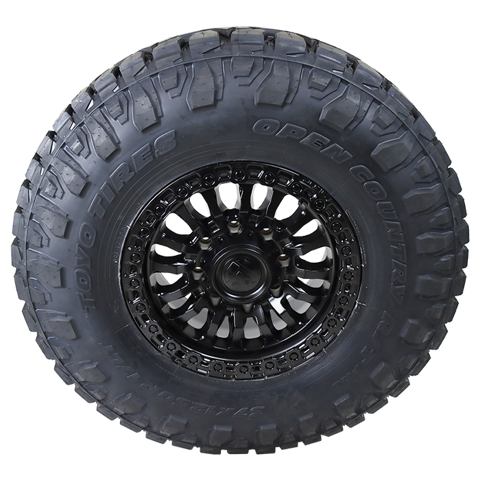 Fuel FC857 Rincon Matte Black Gloss Black Lip Toyo Open Country R/T Pro