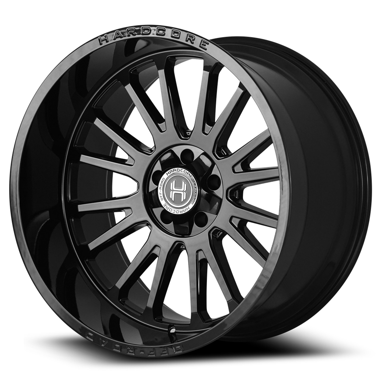 Hardcore Offroad Wheels HC108 Truth Gloss Black 22x12 -44mm Offset 6x135,6x139.7 (6x5.5)