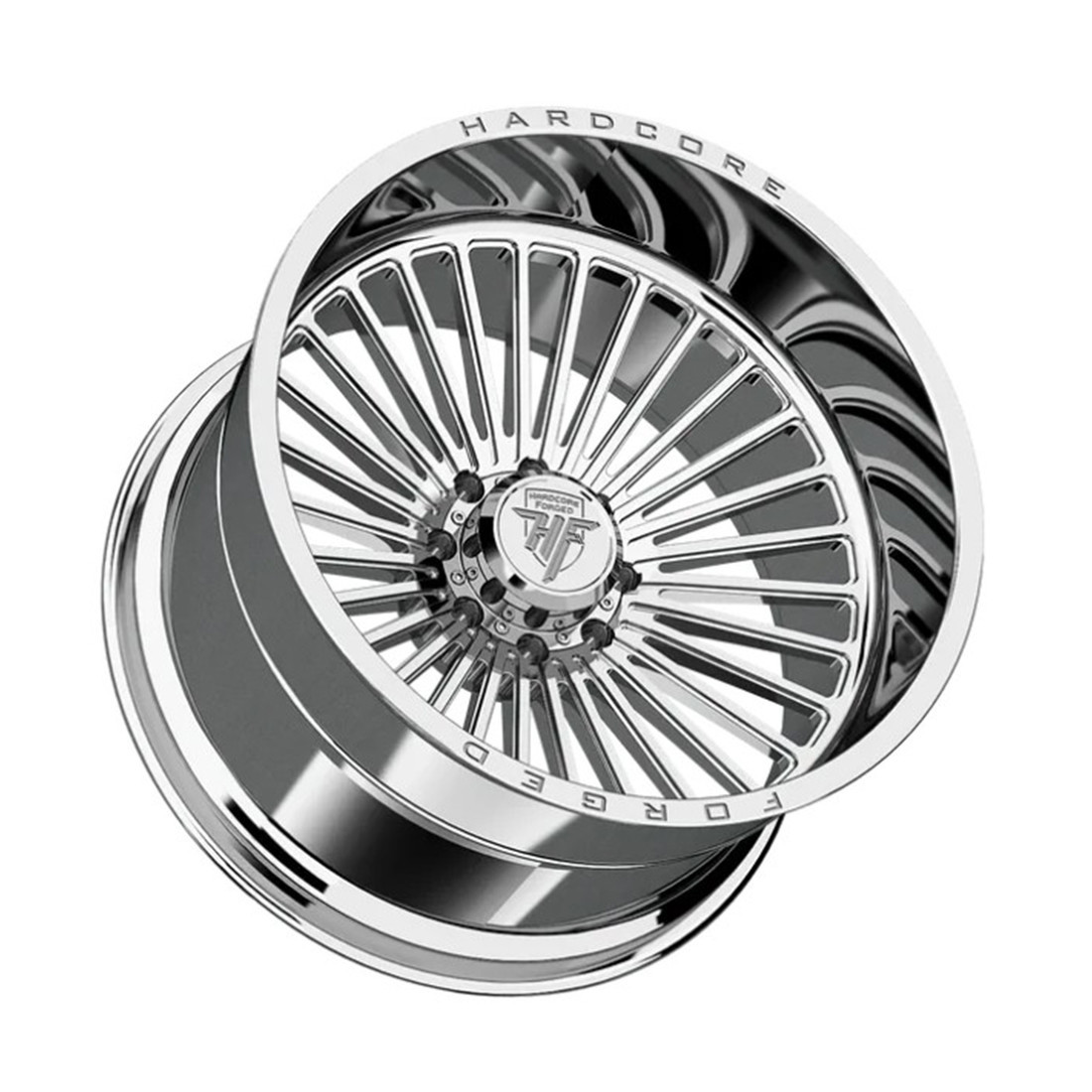 Hardcore Offroad Wheels HF Tariff Polished 22x12 -44mm Offset 8x165.1 (8x6.5)