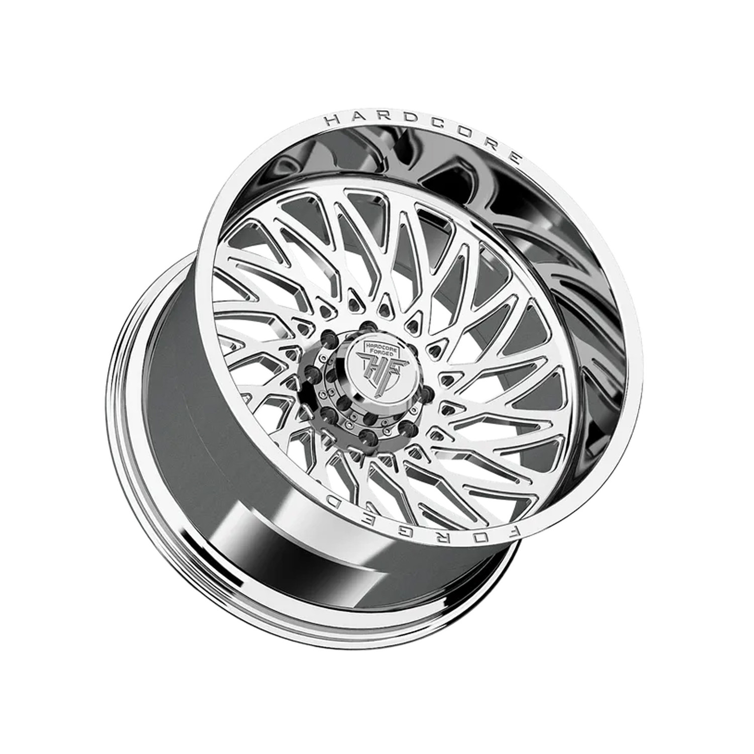 Hardcore Offroad Wheels HF RFK Polished 24x14 -76mm Offset 6x139.7 (6x5.5)