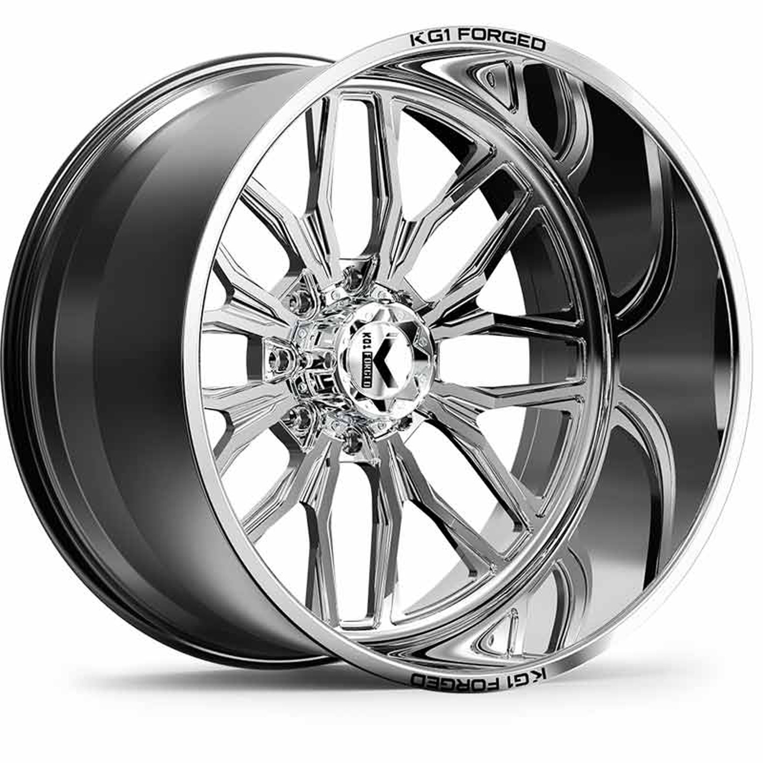 KG1 Forged Wheels Primacy KF001 Polished 26x16 -101mm Offset 8x165.1 (8x6.5),8x170,8x180