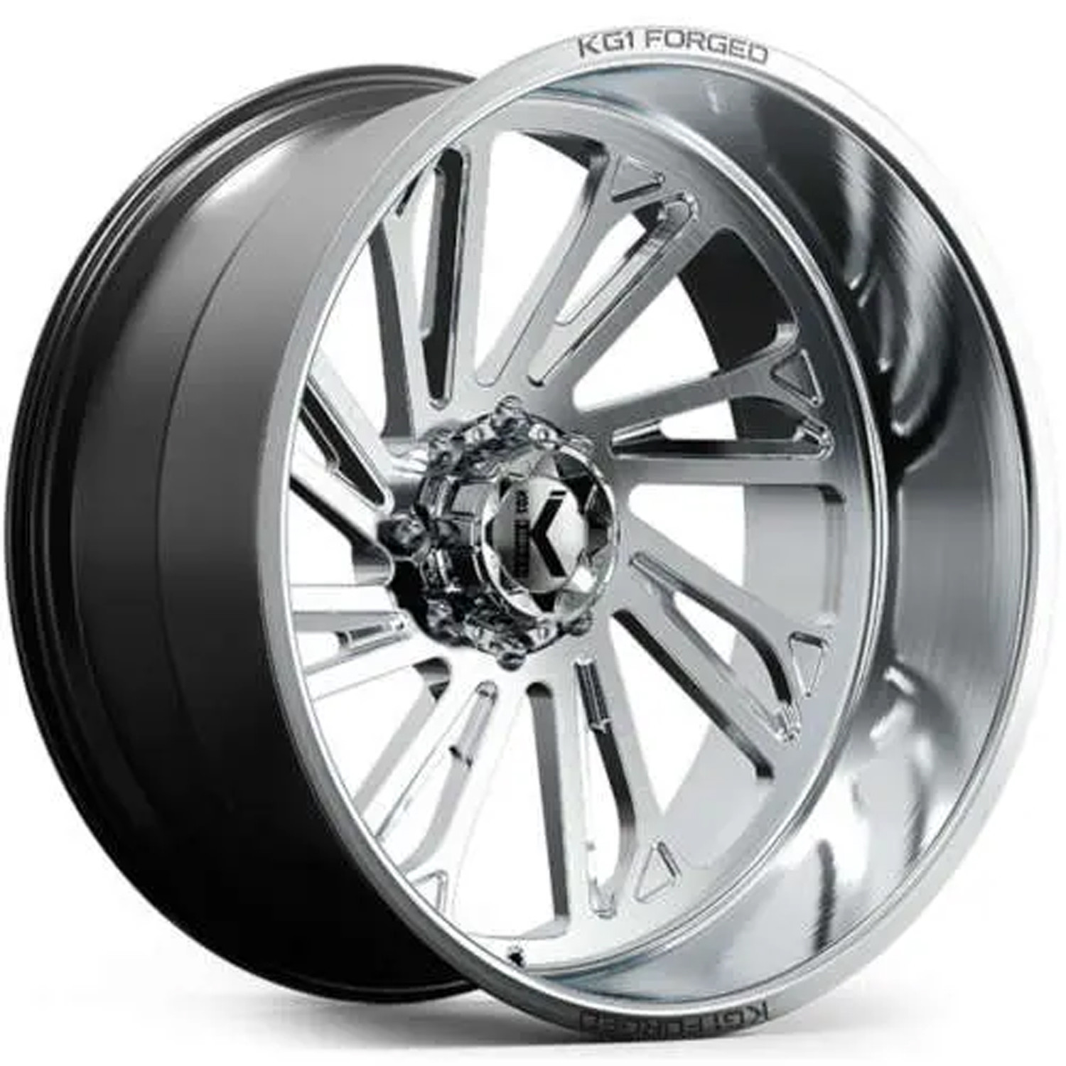 KG1 Forged Wheels Rebel KC012 Brushed 26x14 -76mm Offset 8x170