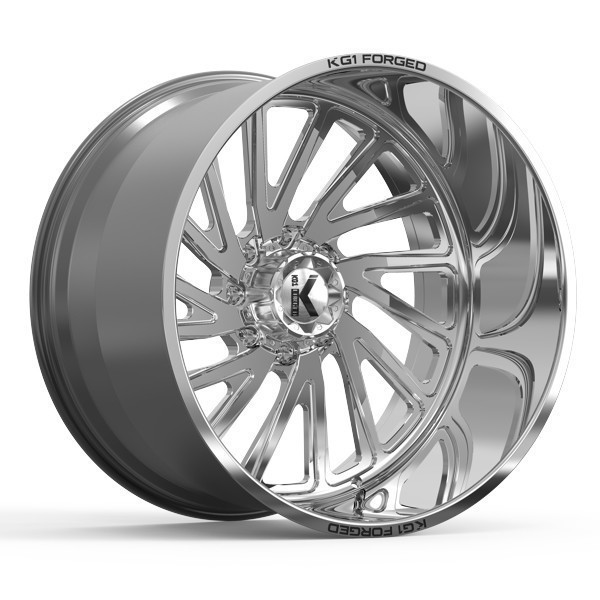 KG1 Forged Wheels Vile KF004 Polished 28x16 -101mm Offset 8x165.1 (8x6.5),8x170,8x180