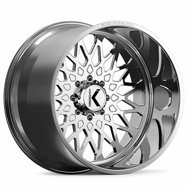 KG1 Forged Wheels Chemist KF036 Polished 28x14 -76mm Offset 5x127 (5x5),5x150,6x135,6x139.7 (6x5.5),8x165.1 (8x6.5),8x180