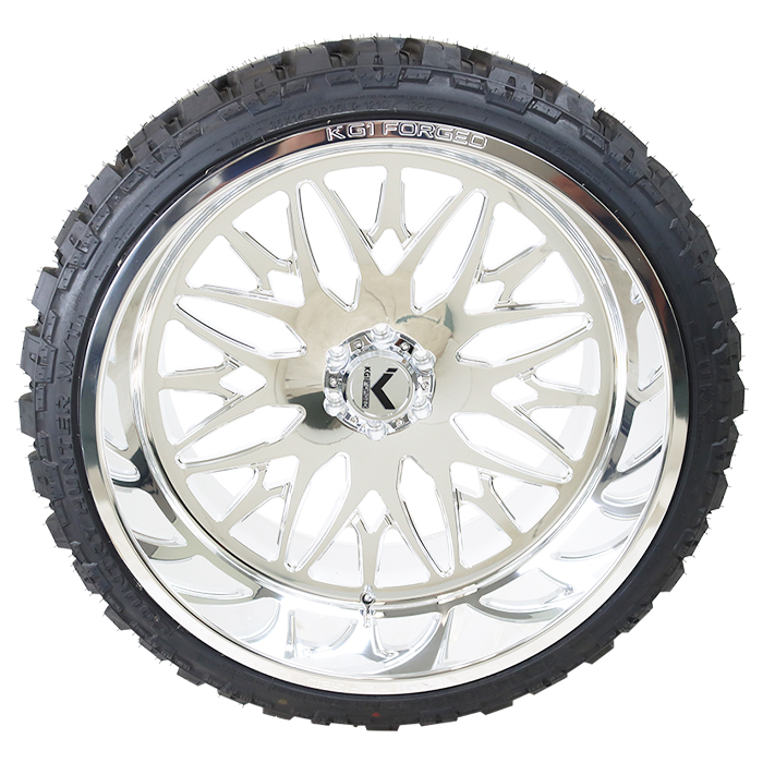 KG1 Forged KC014 Trident Polished Fury Country Hunter M/T II