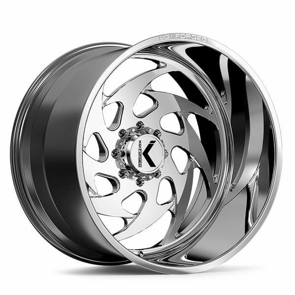 KG1 Forged Wheels Bayonet KF024 Polished 22x12 -44mm Offset 8x165.1 (8x6.5),8x170,8x180