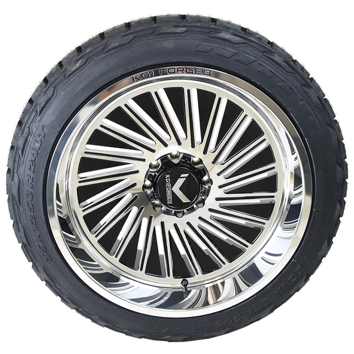 KG1 Forged Trance Black Milled Nitto Recon Grappler A/T