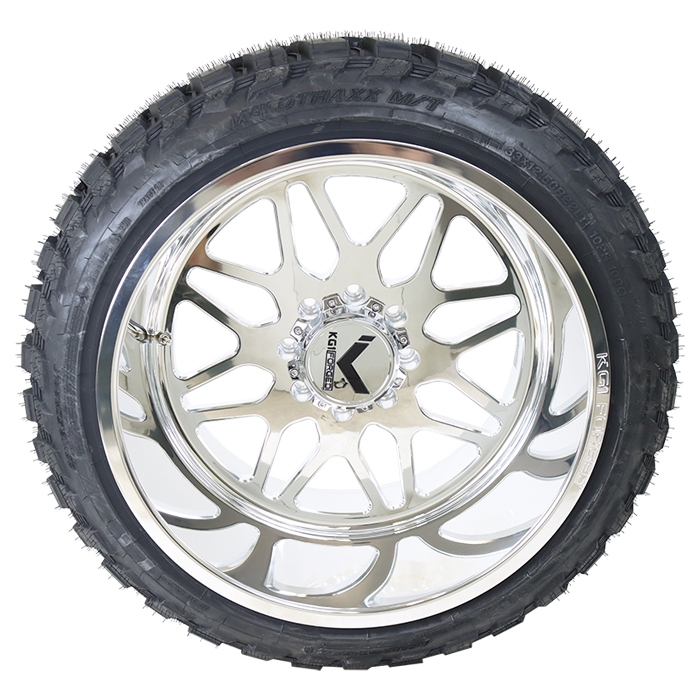 KG1 Forged KT001 Veteran Polished Landspider Wildtraxx M/T