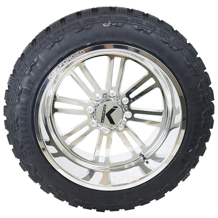 KG1 Forged H8ter Polished Centennial Dirt Commander M/T