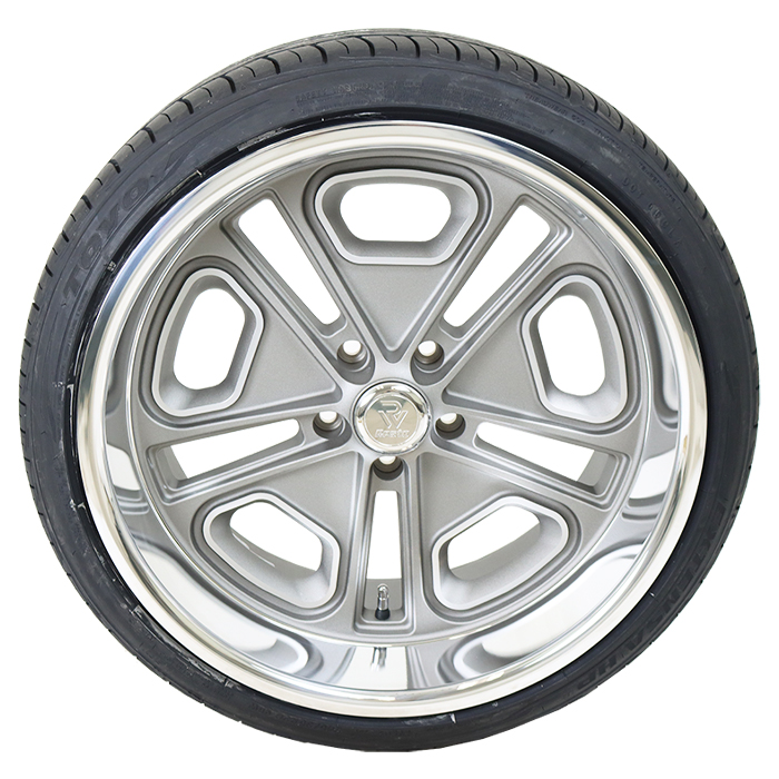 Resto Wheel Co R102 Del Ray Gunmetal Milled Toyo Extensa HP II
