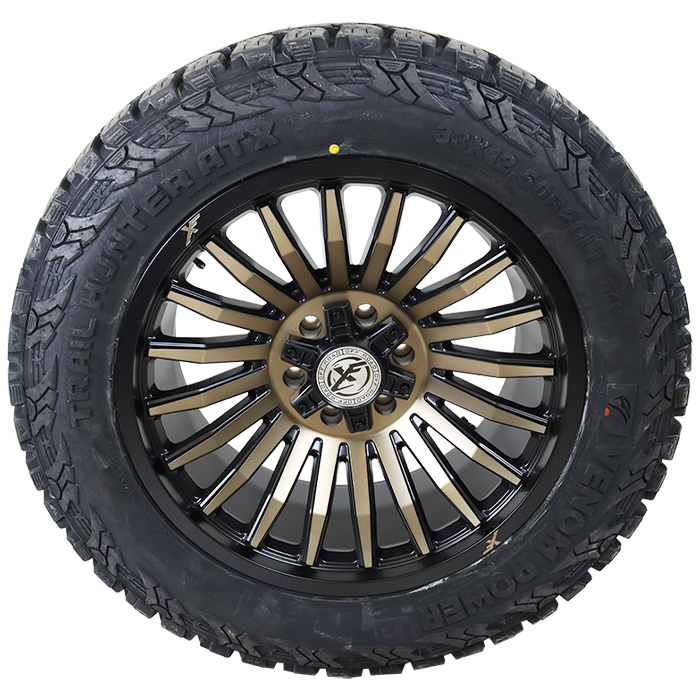 XF Offroad XF231 Satin Black Bronze Machined Venom Power Trail Hunter ATX