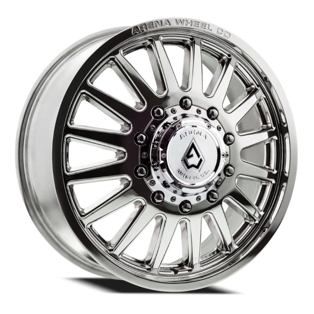 Arena Dually Front Rival A110 - Milled And Polished | 20x8.25 105mm | 8x165.1 (8x6.5)