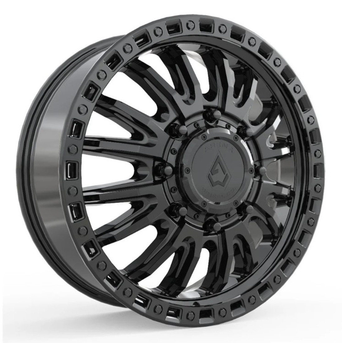 Arena Dually Front Mission A103 - Glossy Black | 22x8.25 105mm | 8x210