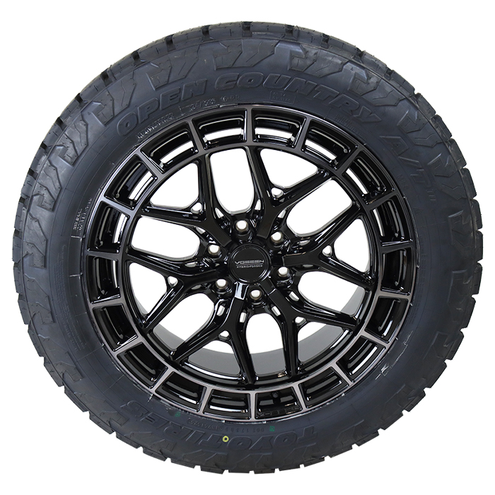 Vossen HFX1 Gloss Black Toyo Open Country A/T III