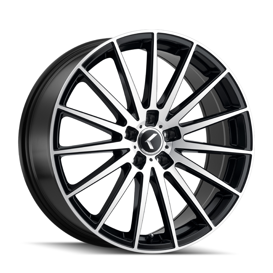 Kraze Wheels Stunna KR191 Matte Black Machined 18x8 40mm Offset 5x112
