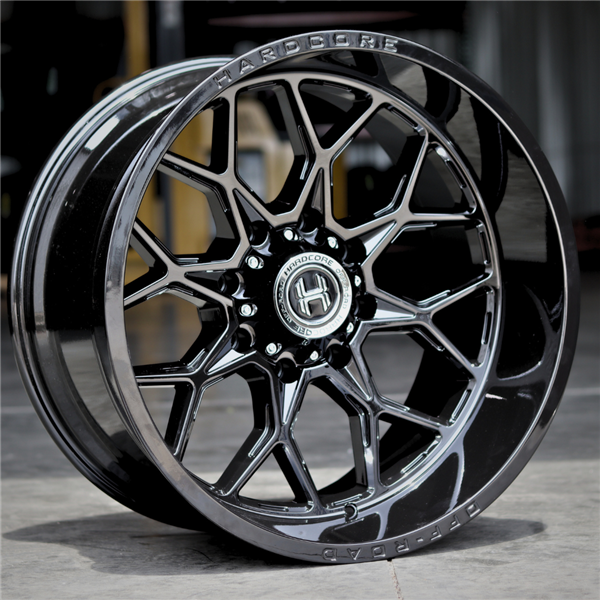 Hardcore Offroad Wheels HC104 Widow Gloss Black 20x10 -19mm Offset 8x180