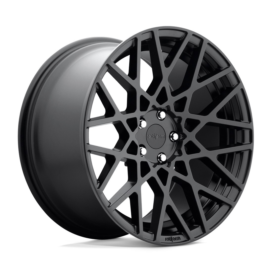 Rotiform Wheels BLQ R112 Matte Black 18x8.5 45mm Offset 5x112